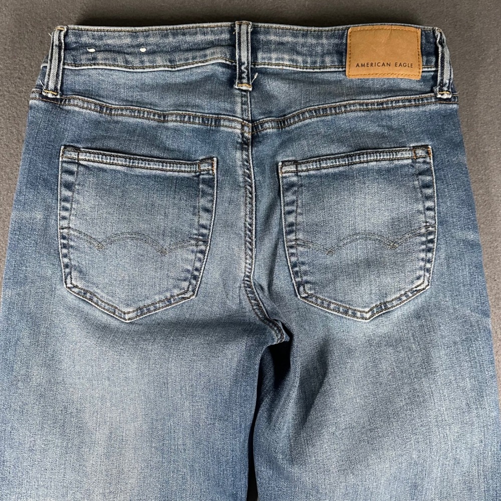 American Eagle Outfitters Original Bootcut Jeans Mens 30x32 Airflex+ Denim - Picture 15 of 16